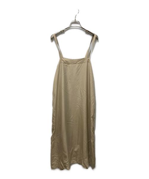 yoli（ヨリ）yoli (ヨリ) silk strap onepiece ベージュ サイズ:Mの古着・服飾アイテム