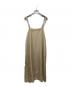 yoli（ヨリ）の古着「silk strap onepiece」｜ベージュ