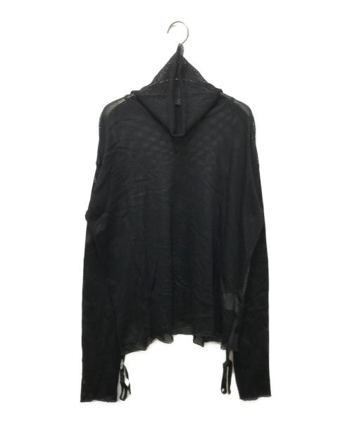 JOHN LAWRENCE SULLIVAN（ジョン ローレンス サリバン）JOHN LAWRENCE SULLIVAN (ジョン ローレンス サリバン) メッシュハイネックカットソー ブラック サイズ:Sの古着・服飾アイテム