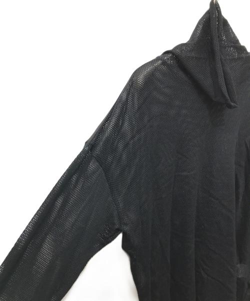 JOHN LAWRENCE SULLIVAN（ジョン ローレンス サリバン）JOHN LAWRENCE SULLIVAN (ジョン ローレンス サリバン) メッシュハイネックカットソー ブラック サイズ:Sの古着・服飾アイテム