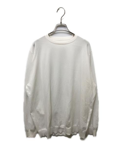 teatora（テアトラ）TEATORA (テアトラ) カートリッジ ハイゲージ ニット ホワイト サイズ:4の古着・服飾アイテム