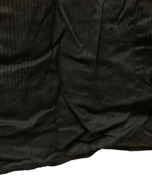 ne quittez pas（ヌキテパ）ne quittez pas (ヌキテパ) eclat (エクラ) シャドーストライプワンピース ブラック サイズ:無の古着・服飾アイテム