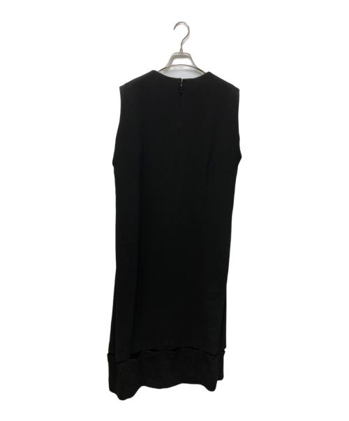 MUVEIL（ミュベール）MUVEIL (ミュベール) ノースリーブワンピース ブラック サイズ:Lの古着・服飾アイテム