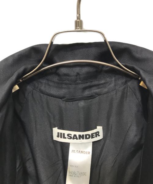 JIL SANDER（ジルサンダー）JIL SANDER (ジルサンダー) シルクトレンチコート ブラック サイズ:36の古着・服飾アイテム