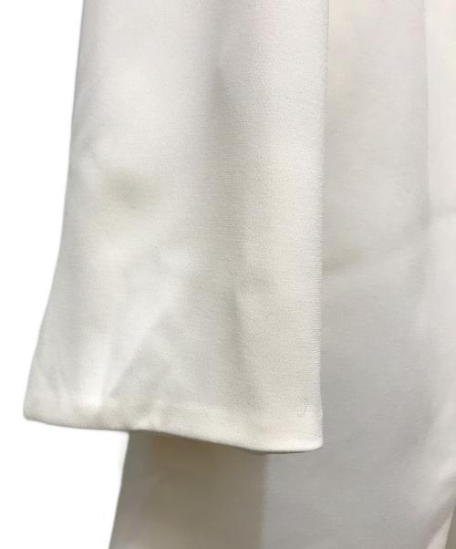 SOEJU（ソージュ）SOEJU (ソージュ) ロングノーカラージャケット ベージュ サイズ:Mの古着・服飾アイテム