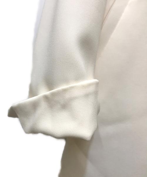 SOEJU（ソージュ）SOEJU (ソージュ) ロングノーカラージャケット ベージュ サイズ:Mの古着・服飾アイテム