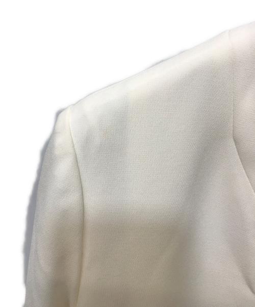 SOEJU（ソージュ）SOEJU (ソージュ) ロングノーカラージャケット ベージュ サイズ:Mの古着・服飾アイテム