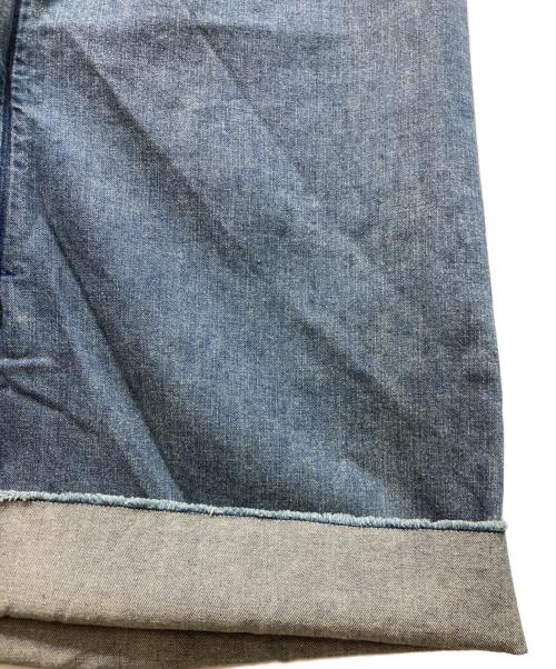 MM6 Maison Margiela（エムエムシックスメゾンマルジェラ）MM6 Maison Margiela (エムエムシックスメゾンマルジェラ) フロントデザインデニムスカート インディゴ サイズ:38の古着・服飾アイテム