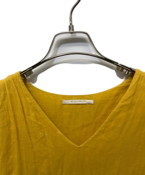 ne quittez pas（ヌキテパ）ne quittez pas (ヌキテパ) コットンティアードワンピース イエロー サイズ:FREEの古着・服飾アイテム