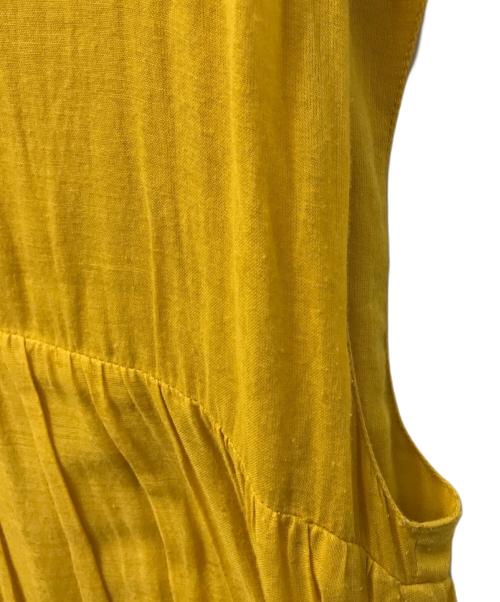 ne quittez pas（ヌキテパ）ne quittez pas (ヌキテパ) コットンティアードワンピース イエロー サイズ:FREEの古着・服飾アイテム