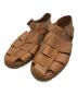 PARABOOT（パラブーツ）の古着「PACIFIC グルカサンダル」｜ベージュ