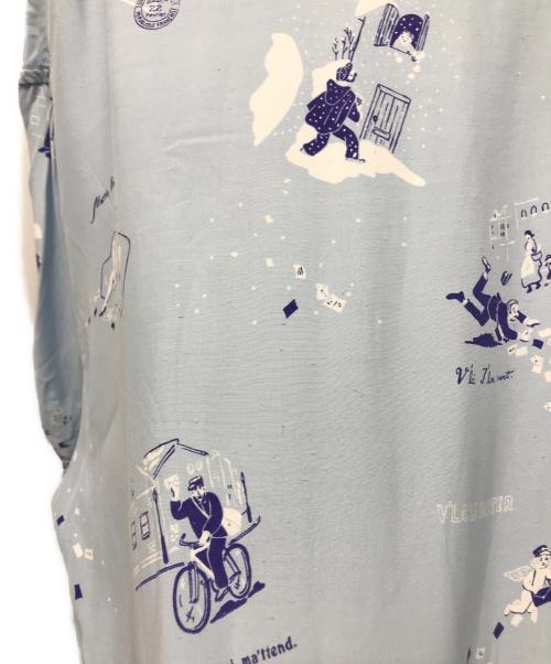 Porter Classic（ポータークラシック）Porter Classic (ポータークラシック) アロハシャツ ブルー サイズ:Lの古着・服飾アイテム