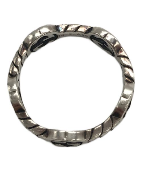 GUCCI（グッチ）GUCCI (グッチ) GGチェーンリング シルバー サイズ:12号の古着・服飾アイテム