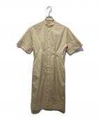 AURALEEオーラリー）の古着「FINX NYLON CHAMBRAY ONE-PIECE」｜ベージュ