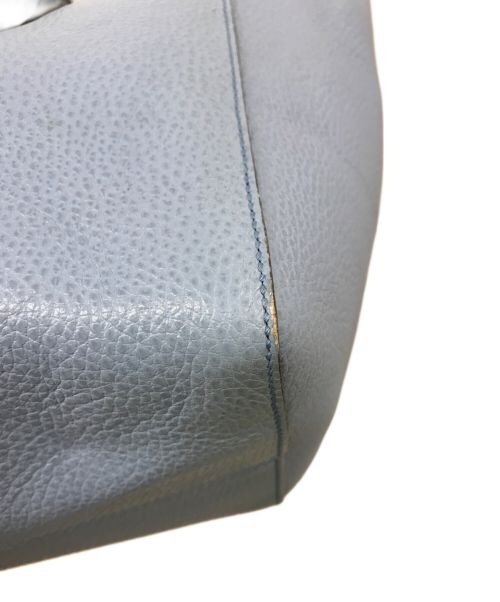 GUCCI（グッチ）GUCCI (グッチ) スウィングトートバッグ ブルーの古着・服飾アイテム