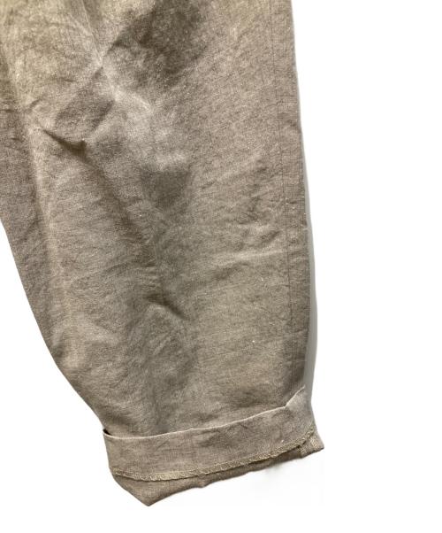 FUMIKA UCHIDA（フミカウチダ）FUMIKA UCHIDA (フミカウチダ) LINEN SUITING JUMPSUIT ベージュ サイズ:34の古着・服飾アイテム