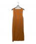 AURALEE（オーラリー）の古着「リブニットキャミワンピース」｜オレンジ