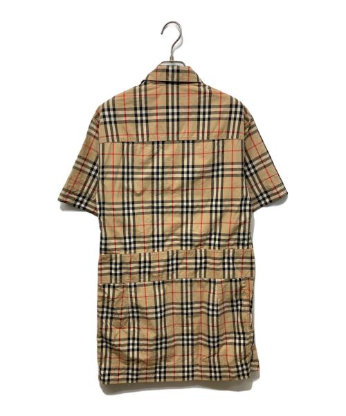 BURBERRY（バーバリー）BURBERRY (バーバリー) ノバチェックシャツワンピース ベージュ サイズ:UK8の古着・服飾アイテム