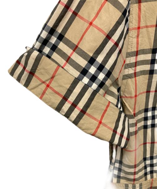 BURBERRY（バーバリー）BURBERRY (バーバリー) ノバチェックシャツワンピース ベージュ サイズ:UK8の古着・服飾アイテム
