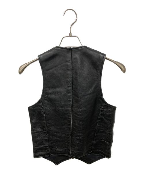 VANSON（バンソン）VANSON (バンソン) レザーベスト ブラック サイズ:不明の古着・服飾アイテム