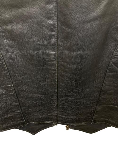 VANSON（バンソン）VANSON (バンソン) レザーベスト ブラック サイズ:不明の古着・服飾アイテム
