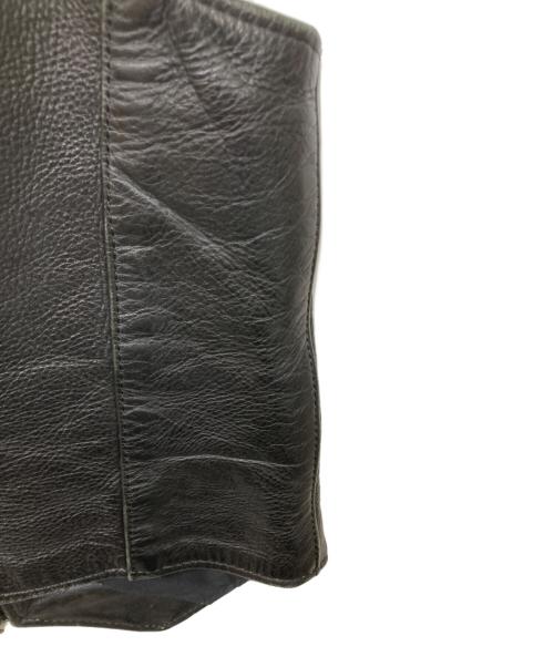 VANSON（バンソン）VANSON (バンソン) レザーベスト ブラック サイズ:不明の古着・服飾アイテム