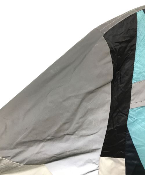 DIESEL（ディーゼル）DIESEL (ディーゼル) クレイジーパターン リフレクター フーディジャケット グレー×マルチカラー サイズ:XSの古着・服飾アイテム