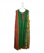 KAPITALキャピタル）の古着「パッチワークリメイクロングワンピース」｜マルチカラー