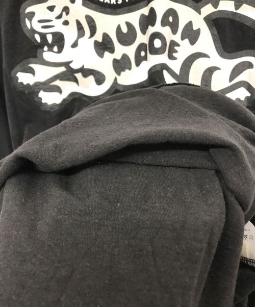 HUMAN MADE（ヒューマンメイド）HUMAN MADE (ヒューマンメイド) タイガーロゴロングスリーブカットソー ブラック サイズ:Sの古着・服飾アイテム