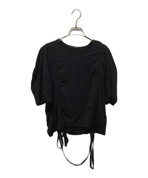 LIMI feu（リミフゥ）LIMI feu (リミフゥ) 100/2 COTTON JERSEY GATHER T ブラック サイズ:Mの古着・服飾アイテム
