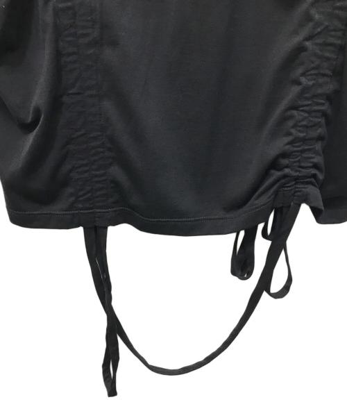 LIMI feu（リミフゥ）LIMI feu (リミフゥ) 100/2 COTTON JERSEY GATHER T ブラック サイズ:Mの古着・服飾アイテム