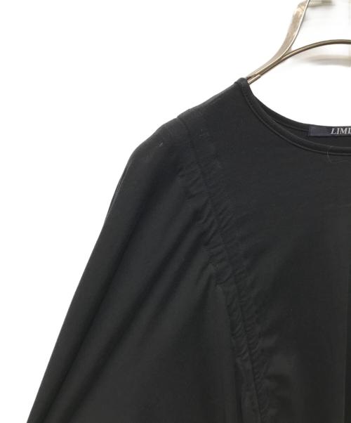 LIMI feu（リミフゥ）LIMI feu (リミフゥ) 100/2 COTTON JERSEY GATHER T ブラック サイズ:Mの古着・服飾アイテム
