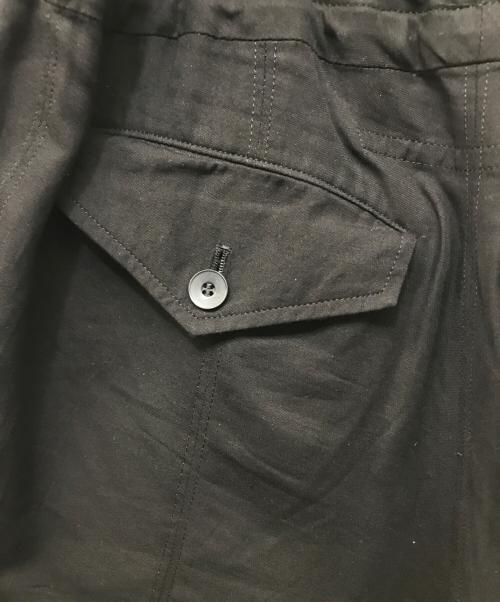 JULIUS（ユリウス）JULIUS (ユリウス) CROPPED SAROUEL PANTS ブラック サイズ:Mの古着・服飾アイテム