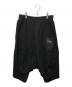 JULIUS（ユリウス）の古着「CROPPED SAROUEL PANTS」｜ブラック