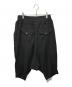 JULIUS (ユリウス) CROPPED SAROUEL PANTS ブラック サイズ:M：8000円