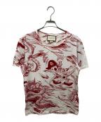 GUCCI×DISNEYグッチ×ディズニー）の古着「プリントTシャツ」｜ホワイト×レッド