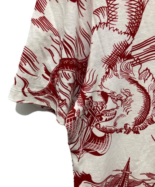 GUCCI（グッチ）GUCCI (グッチ) DISNEY (ディズニー) プリントTシャツ ホワイト×レッド サイズ:XSの古着・服飾アイテム