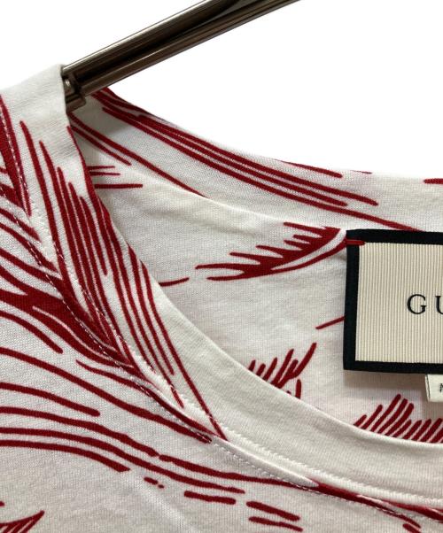 GUCCI（グッチ）GUCCI (グッチ) DISNEY (ディズニー) プリントTシャツ ホワイト×レッド サイズ:XSの古着・服飾アイテム