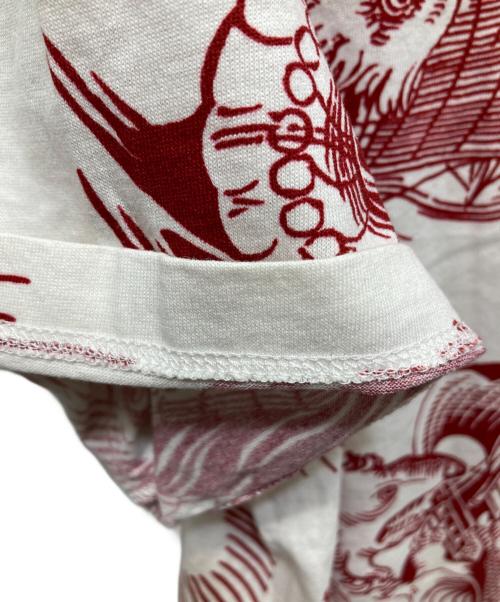 GUCCI（グッチ）GUCCI (グッチ) DISNEY (ディズニー) プリントTシャツ ホワイト×レッド サイズ:XSの古着・服飾アイテム