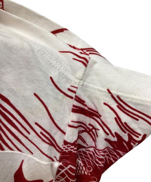 GUCCI（グッチ）GUCCI (グッチ) DISNEY (ディズニー) プリントTシャツ ホワイト×レッド サイズ:XSの古着・服飾アイテム