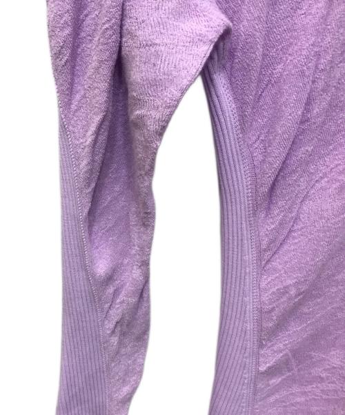 ISSEY MIYAKE（イッセイミヤケ）ISSEY MIYAKE (イッセイミヤケ) 切替プリーツワンピース ピンク サイズ:Mの古着・服飾アイテム