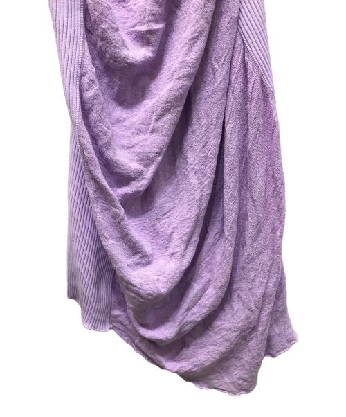 ISSEY MIYAKE（イッセイミヤケ）ISSEY MIYAKE (イッセイミヤケ) 切替プリーツワンピース ピンク サイズ:Mの古着・服飾アイテム