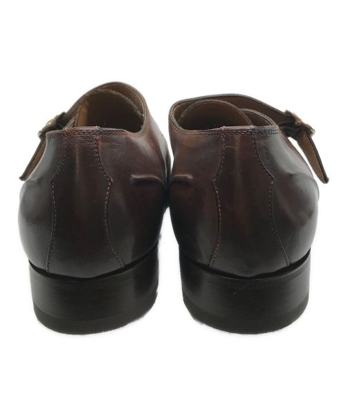 DI BIANCO（ディ ビアンコ）DI BIANCO (ディ ビアンコ) モンクストラップシューズ ブラウン サイズ:9の古着・服飾アイテム