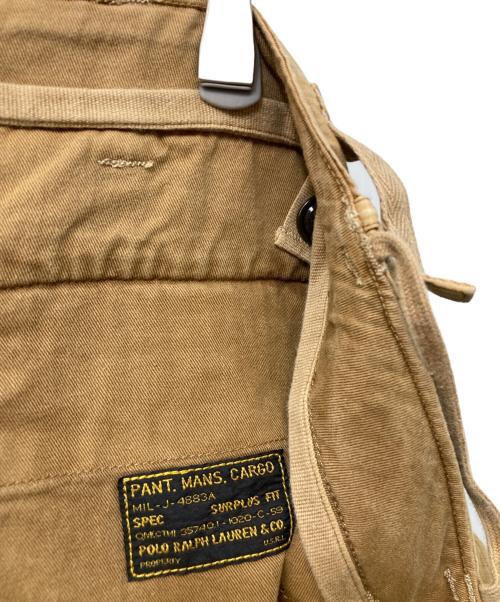 POLO RALPH LAUREN（ポロ・ラルフローレン）POLO RALPH LAUREN (ポロ・ラルフローレン) M-65モチーフカーゴパンツ ベージュ サイズ:33の古着・服飾アイテム
