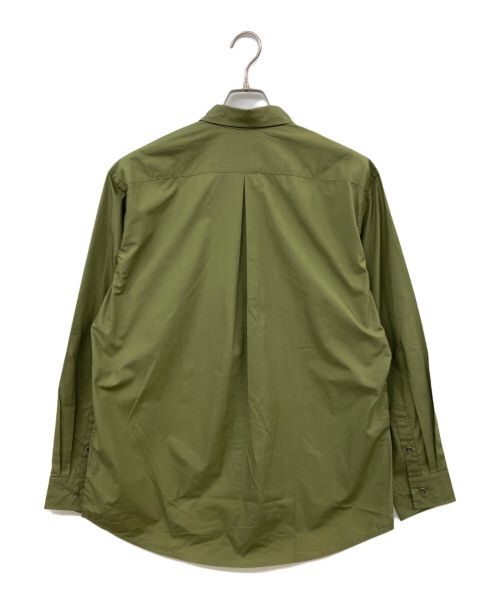 KUON（クオン）KUON (クオン) Patchwork Camo Hobo Shirt オリーブ サイズ:Lの古着・服飾アイテム