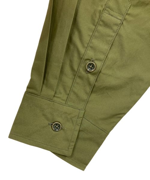 KUON（クオン）KUON (クオン) Patchwork Camo Hobo Shirt オリーブ サイズ:Lの古着・服飾アイテム