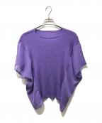 me ISSEY MIYAKEミーイッセイ ミヤケ）の古着「SHEER SEE-THROUGH CREPE」｜パープル