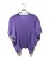 me ISSEY MIYAKE（ミーイッセイ ミヤケ）の古着「SHEER SEE-THROUGH CREPE」｜パープル