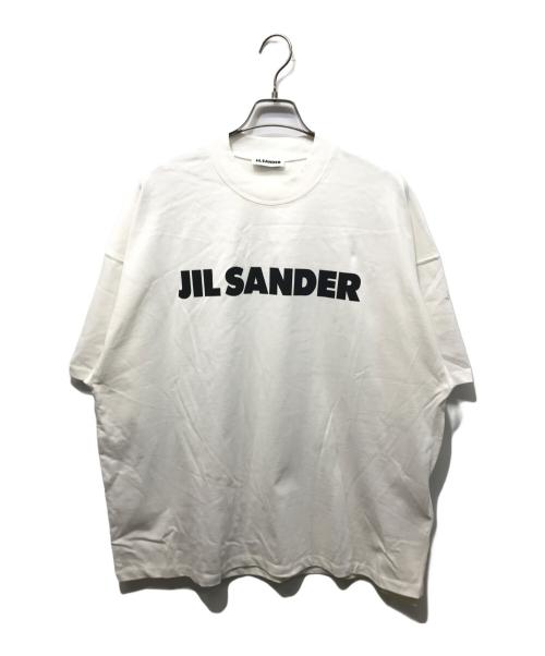 JIL SANDER（ジルサンダー）JIL SANDER (ジルサンダー) ロゴTシャツ ホワイト サイズ:L 未使用品の古着・服飾アイテム