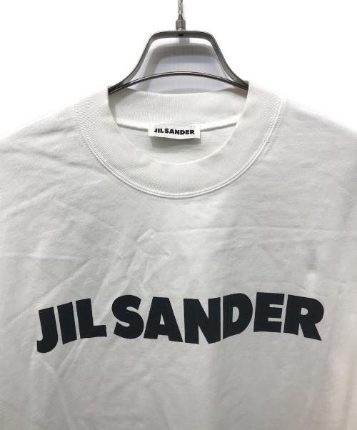 JIL SANDER（ジルサンダー）JIL SANDER (ジルサンダー) ロゴTシャツ ホワイト サイズ:L 未使用品の古着・服飾アイテム